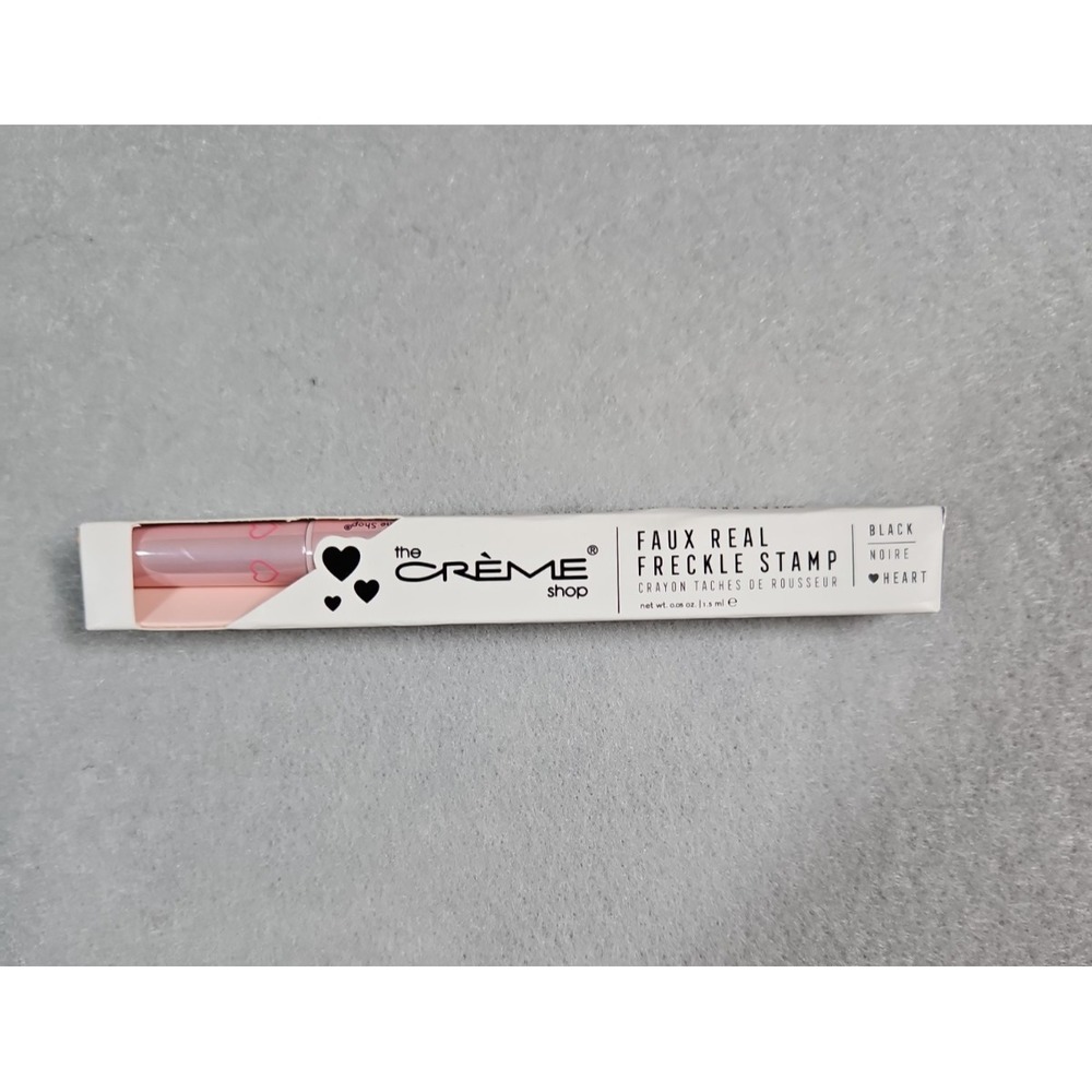 The Crème Shop Faux Real Heart Freckle Stamp - Black - NIB